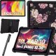 Etui na tablet Alogy Etui + Szkło do TCL TAB 10 Gen2 8496G 10.36" 10.4 obudowa na tablet silikonowe Alogy Stand Case Czarny + Rysik Gratis 14