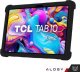 Etui na tablet Alogy Etui + Szkło do TCL TAB 10 Gen2 8496G 10.36" 10.4 obudowa na tablet silikonowe Alogy Stand Case Czarny + Rysik Gratis 3