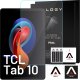 Etui na tablet Alogy Etui + Szkło do TCL TAB 10 Gen2 8496G 10.36" 10.4 obudowa na tablet silikonowe Alogy Stand Case Czarny + Rysik Gratis 6