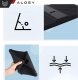 Etui na tablet Alogy Etui + Szkło do TCL TAB 10 Gen2 8496G 10.36" 10.4 obudowa na tablet silikonowe Alogy Stand Case Czarny + Rysik Gratis 8