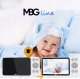 Niania Mbg Line Bezprzewodowa Obrotowa Niania Elektroniczna FHD WIFI Kamera TUYA LCD ZOOM 6