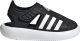 Adidas Sandały buty chodaki 3w1 dziecięce do wody adidas Closed-Toe Summer Water czarno-białe GW0391 21 1