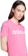 Adidas Koszulka damska adidas Loungewear Essentials Slim Logo Tee różowa IY9191 M 5