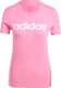 Adidas Koszulka damska adidas Loungewear Essentials Slim Logo Tee różowa IY9191 XS 4