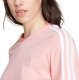 Adidas Koszulka damska adidas Essentials Slim 3-Stripes Tee różowa IY4200 L 4
