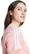 Adidas Koszulka damska adidas Essentials Slim 3-Stripes Tee różowa IY4200 L 5
