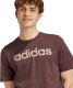 Adidas Koszulka męska adidas Essentials Single Jersey Linear Embroidered brązowa IZ4768 M 4