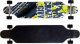 Deskorolka Mechanics Deskorolka Longboard Mechanics czarno-zielono-szara PW 828 Crossy 1