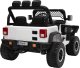 Ramiz Autko terenowe Geoland Power dla 2 dzieci Biały + Pilot + Silniki 2x200W + Bagażnik + Radio MP3 + LED 30