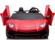 Ramiz Lamborghini Aventador SV na akumulator dla 2 dzieci Czerwony + Silnik bezszczotkowy + Pompowane koła + Audio LED 1