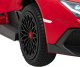 Ramiz Lamborghini Aventador SV na akumulator dla 2 dzieci Czerwony + Silnik bezszczotkowy + Pompowane koła + Audio LED 12