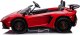 Ramiz Lamborghini Aventador SV na akumulator dla 2 dzieci Czerwony + Silnik bezszczotkowy + Pompowane koła + Audio LED 6