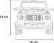 Ramiz Mercedes AMG G63 dla dzieci Czarny + Pilot + MP3 LED + Wolny Start + EVA + Pasy 42