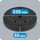 Rebel Zestaw obciążeń bitumicznych 2x10kg 31mm Active 6