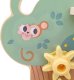 Tooky Toy WOOPIE GREEN Drzewko Aktywności Kulodrom Montessori 4w1 FSC 3