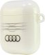 Audi Audi IML Geometric Pattern AirPods        1/2,cover biały/white AU-IMLAP-A6/D3-WE 13