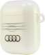 Audi Audi IML Geometric Pattern AirPods        1/2,cover biały/white AU-IMLAP-A6/D3-WE 3