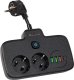 Blow 98-233# Przedłużacz sieciowy ps-310u 3-gniazda 3xusb 0.1m czarny 2x1mm 1