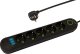 Blow 98-228# Przedłużacz sieciowy ps-550 5-gniazd 3xusb 5m czarny 2x1mm 1