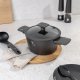 Berlinger Haus GARNEK TYTANOWY Z POKRYWĄ 20cm BERLINGER HAUS BH-8130 ANTRACIT 26