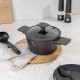 Berlinger Haus GARNEK TYTANOWY Z POKRYWĄ 20cm BERLINGER HAUS BH-8130 ANTRACIT 2