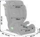 Fotelik samochodowy Nukido Fotelik samochodowy Nukido Louis Soft czarny 15-36 kg ISOFIX 5