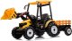 Ramiz Pojazd MEGA Traktor D68 Z Przyczepką Żółty 10
