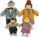 Viga Toys VIGA Zestaw Drewnianych Laleczek Materiałowe Ubranka 4 szt 1