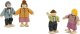 Viga Toys VIGA Zestaw Drewnianych Laleczek Materiałowe Ubranka 4 szt 1