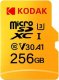 Karta Kodak Karta KODAK MicroSDXC Micro SDXC MicroSD 256GB UHS-I U3 V30 A1 + ADAPTER 4