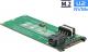 Delock Konwerter U.2 SFF-8639 / SFF-8643 NVMe > 1x M.2 z wpustem M (62945) 1