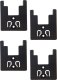 StealthMounts Uchwyty do elektronarzędzi BOSCH 18V zestaw 4 sztuk StealthMounts 1