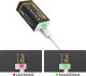 Bestone 1x akumulatorek bateria 9V 1000 mah z microUSB 6LR61 6F2 + kabel do ładowania 5