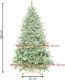 Springos Choinka sztuczna 180 cm Premium Royal Trees świerk syberyjski z drewnianym stojakiem UNIWERSALNY 19