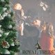 Springos Choinka sztuczna 220 cm Premium Royal Trees sosna diamentowa ośnieżona z szyszkami UNIWERSALNY 13
