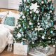 Springos Choinka sztuczna 220 cm Premium Royal Trees sosna diamentowa ośnieżona z szyszkami UNIWERSALNY 14
