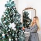 Springos Choinka sztuczna 220 cm Premium Royal Trees sosna diamentowa ośnieżona z szyszkami UNIWERSALNY 16