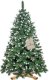 Springos Choinka sztuczna 220 cm Premium Royal Trees sosna diamentowa ośnieżona z szyszkami UNIWERSALNY 20