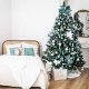 Springos Choinka sztuczna 220 cm Premium Royal Trees sosna diamentowa ośnieżona z szyszkami UNIWERSALNY 22