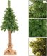 Springos Choinka na pniu 140 cm sztuczna sosna, drzewko bożonarodzeniowe UNIWERSALNY 4