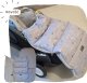 Rollersy Rollersy - Bezpieczny śpiworek do auta -Grey Gypso U 7