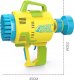 Baby Smile Maszyna do baniek Bazooka PISTOLET 49 otwory USB 3