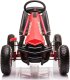 1DEA.me Gokart Na Pedały dla dziecka pompowane koła AIR PerHour Czerwony 9