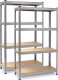 Plonos Regał metalowy magazynowy zestaw 2 szt 180 x 90 x 40 cm Plonos PL-702 2