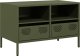 vidaXL vidaXL Szafka RTV, oliwkowa, 68x39x43,5 cm, stal walcowana na zimno 2