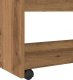 vidaXL vidaXL Wąski wózek pomocniczy, 4-poziomowy, dąb artisian 6