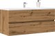 vidaXL vidaXL Szafka pod umywalkę, dąb artisan, 100x38,5x45 cm 1