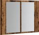 vidaXL vidaXL Szafka łazienkowa z lustrem, stare drewno, 60x12x45 cm 6