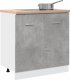 vidaXL vidaXL Szafka pod zlew, szarość betonu, 80x46x81,5 cm 1