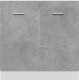 vidaXL vidaXL Szafka pod zlew, szarość betonu, 80x46x81,5 cm 5